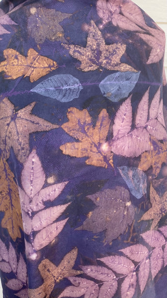 Lilac Serenade, large square scarf