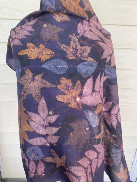 Lilac Serenade, large square scarf