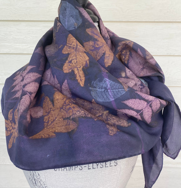 Lilac Serenade, large square scarf