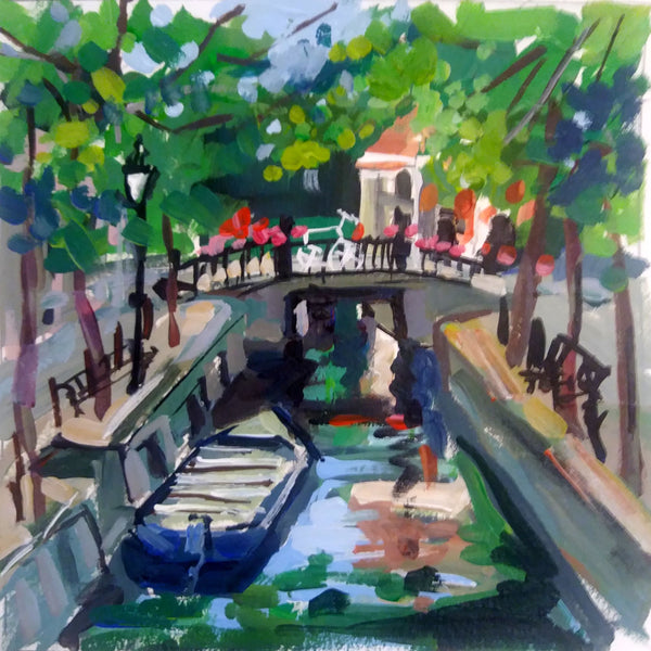 Bridge over Canal in Amsterdam