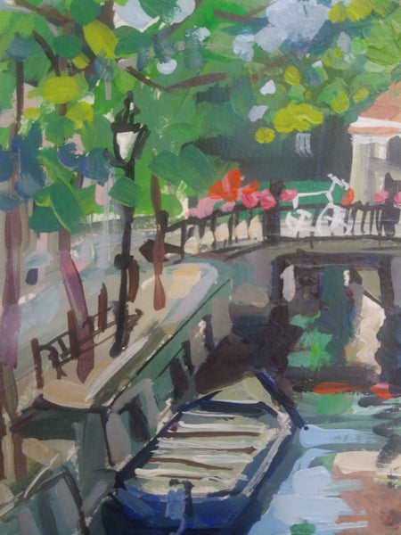 Bridge over Canal in Amsterdam