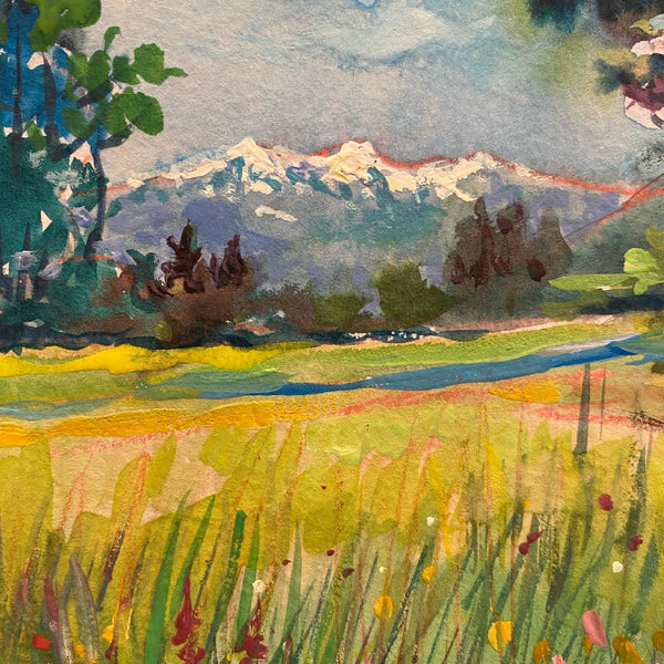 Wildflowers and Peaks