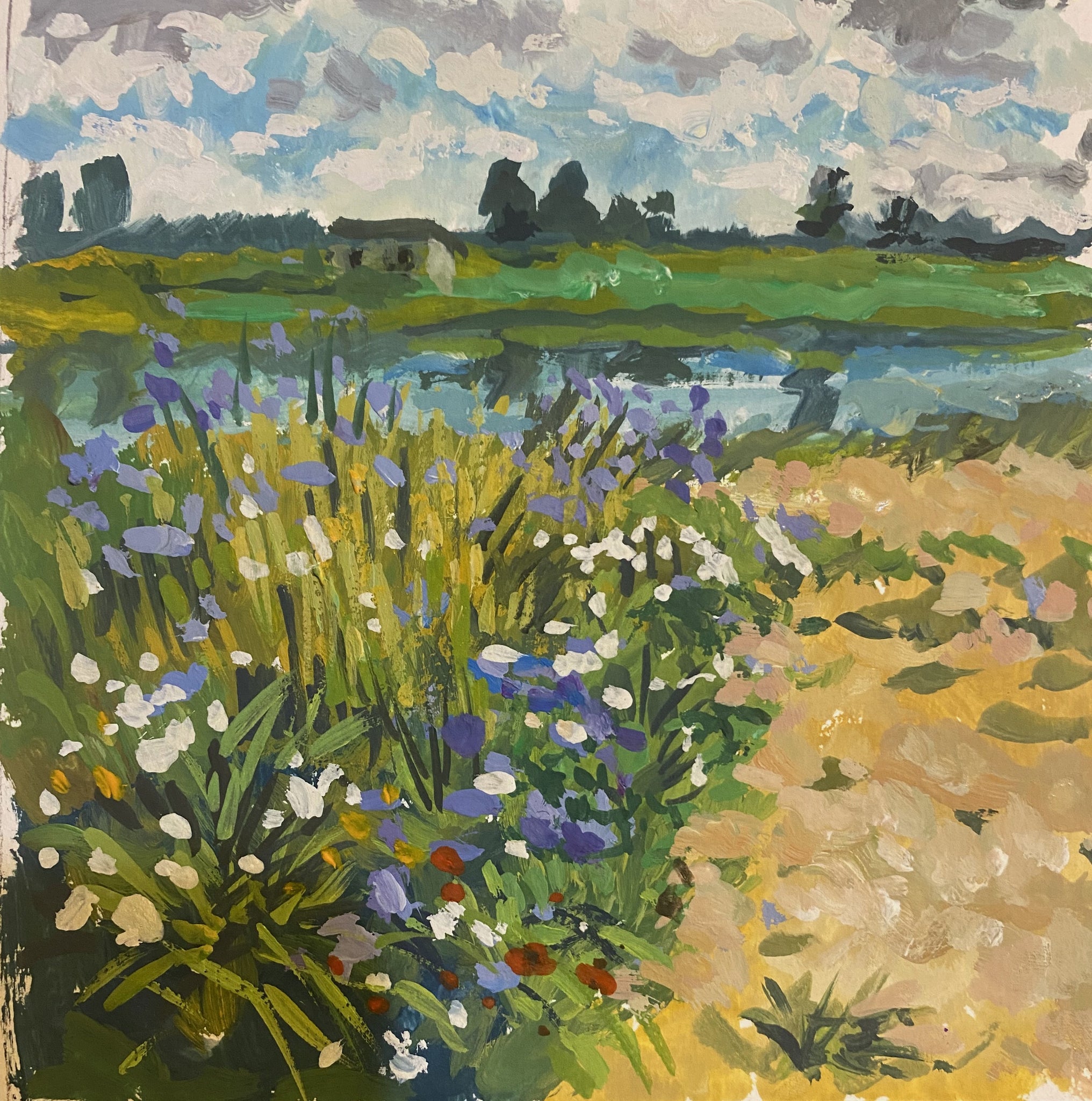 Wildflowers by the River