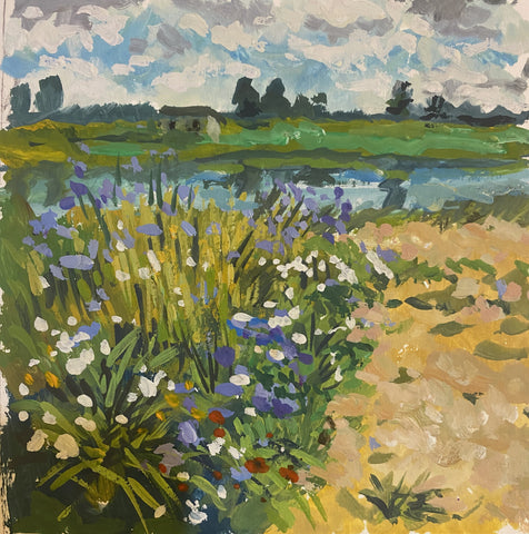 Wildflowers by the River