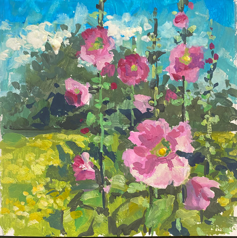 Hollyhocks II